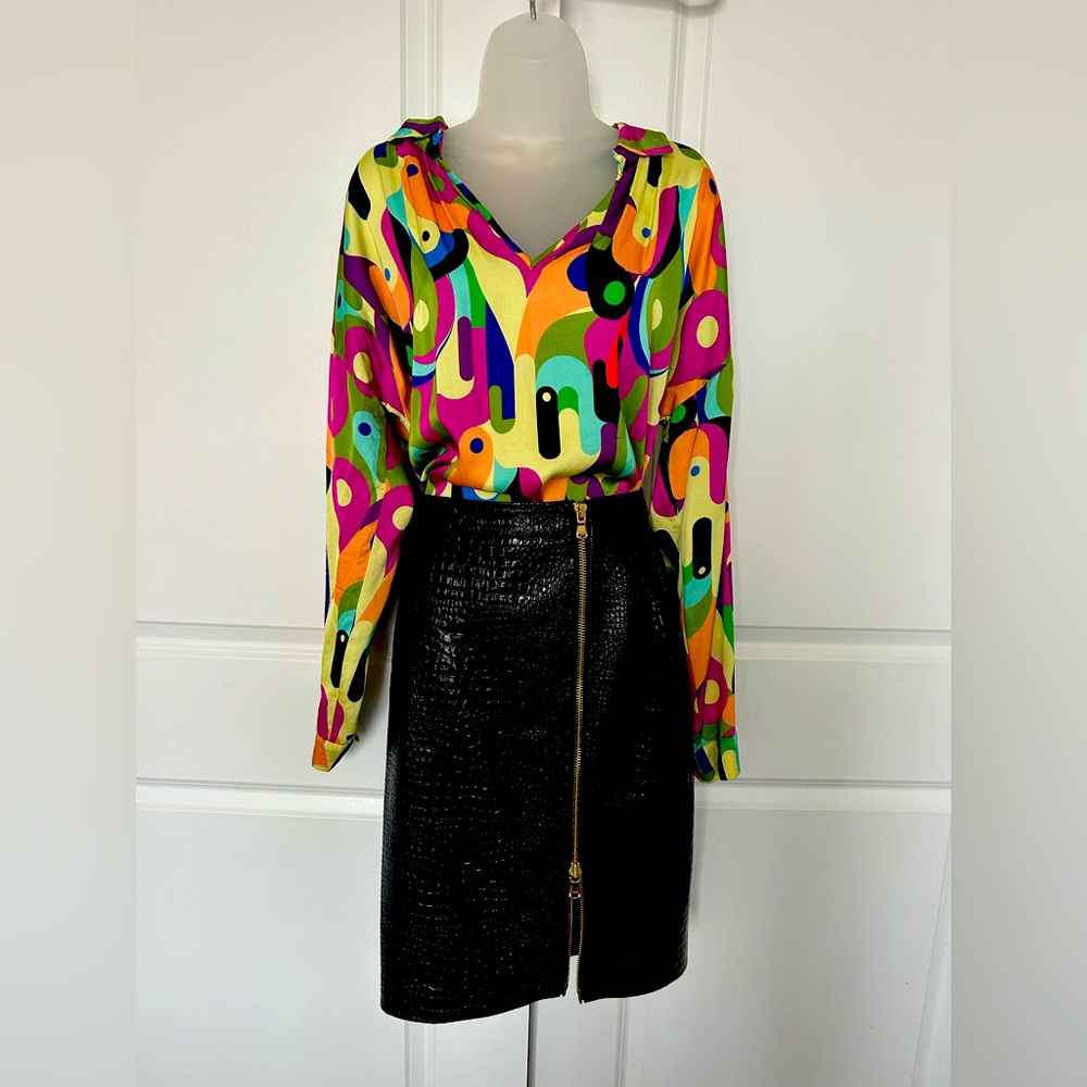 Colorful Abstract Women's Top